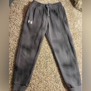 Under Armour Kids Charcoal Striped Joggers